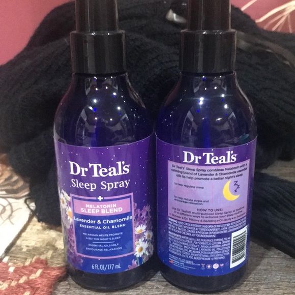 3 NEW Dr. Teal's Sleep Spray Melatonin & Essential Oils Chamomile & Lavender - Picture 2 of 3